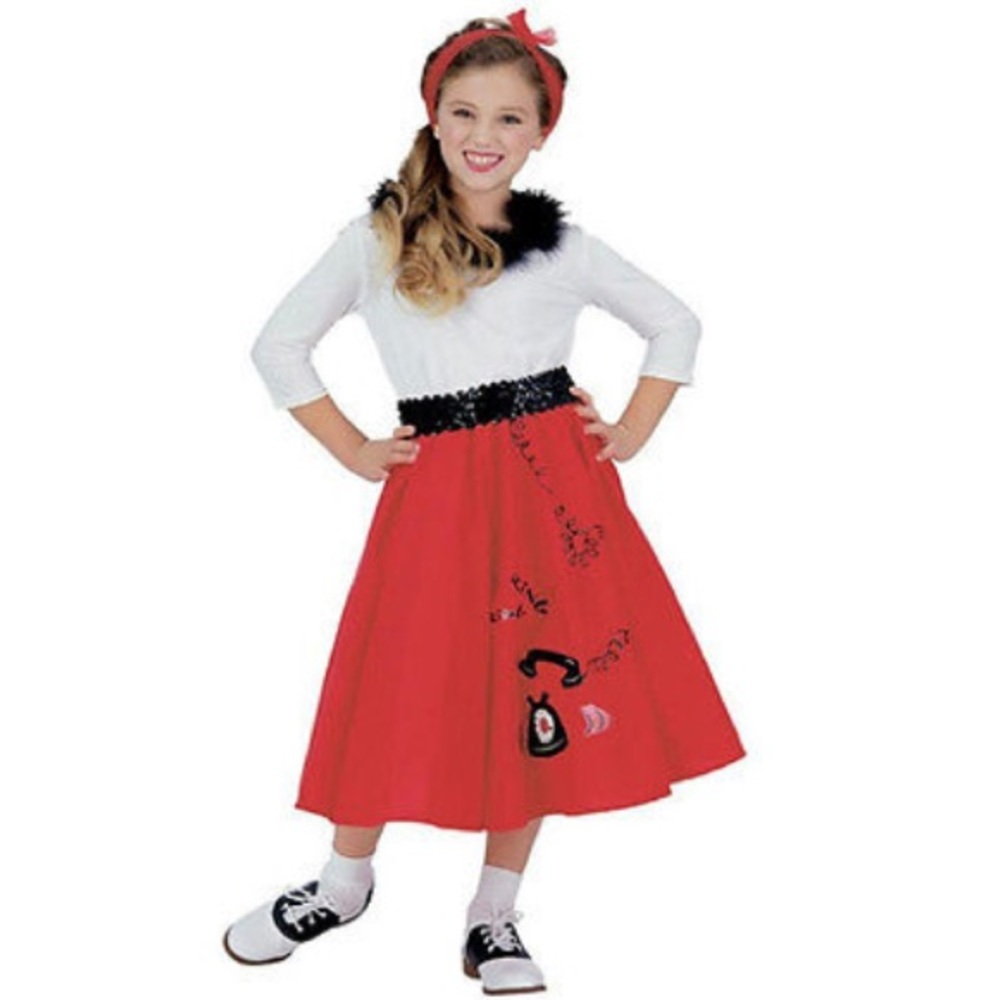 Jitterbug Girls 50's  Costume Size S (4-6)